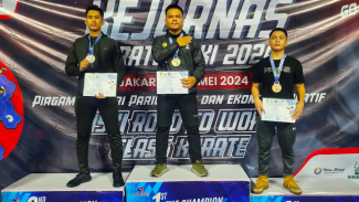 Dos agentes de policía de Sumatra del Norte logran logros en el Campeonato Nacional de Taekwondo y Karate de 2024