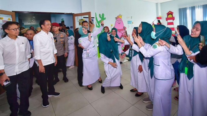 Presiden Jokowi di Konawe Sulawesi Tenggara