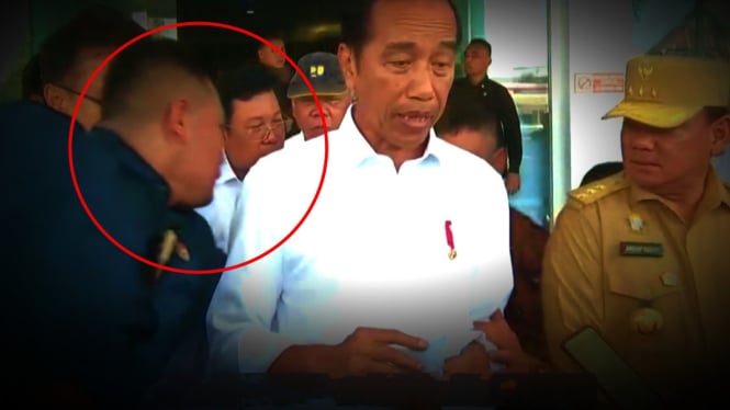 VIVA Militer Kapten Inf Windra Sanur beraksi di dekat Presiden Jokowi 