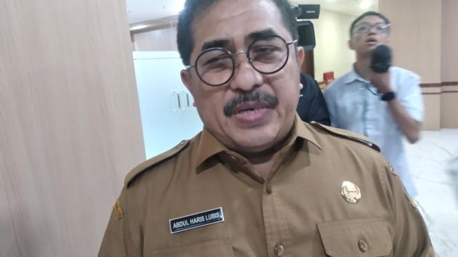 Kadisdik Sumut, Abdul Haris Lubis.(B.S.Putra/VIVA)