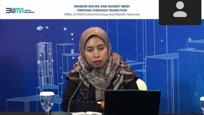 Head of Macroeconomic & Financial Market Research Bank Mandiri Dian Ayu Yustina 