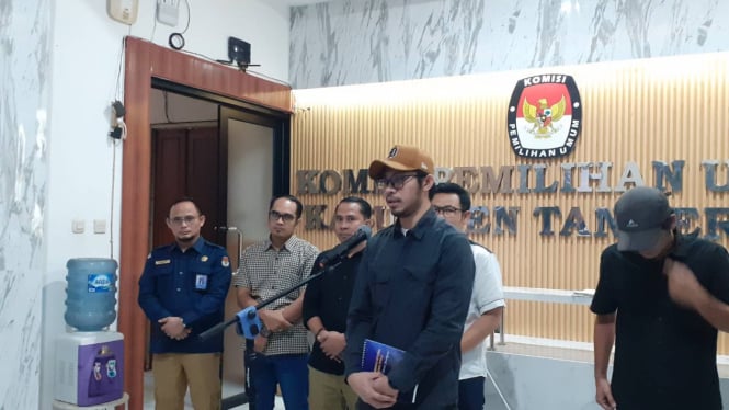 Komisioner KPU Kabupaten Tangerang Divisi SDM, Badri Tamam