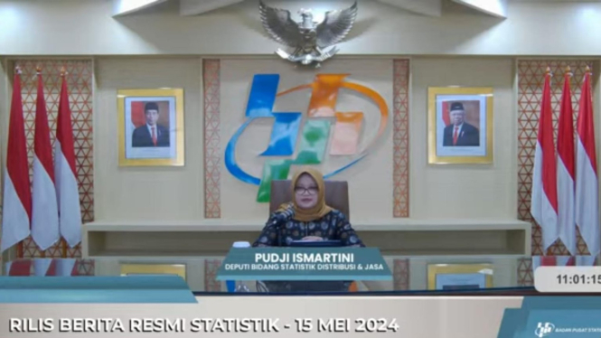 Deputi Bidang Statistik Distribusi dan Jasa BPS, Pudji Ismartini