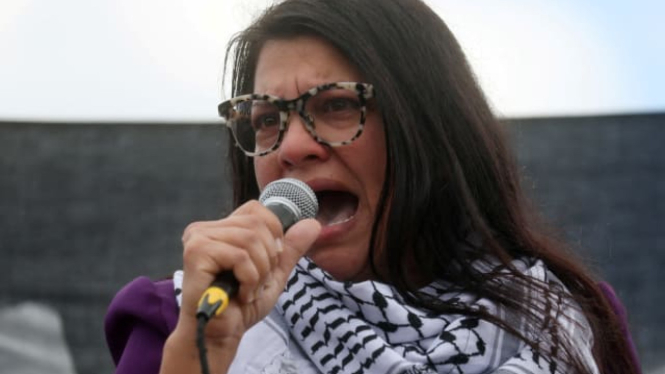 Anggota Partai Demokrat Rashida Tlaib (Doc: The Jerusalem Post)
