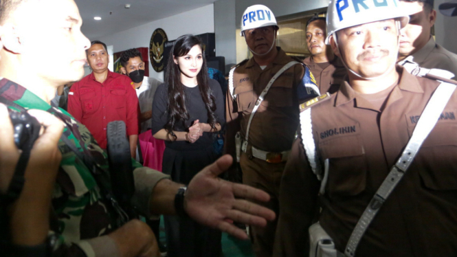 Pemeriksaan Sandra Dewi sebagai saksi di Kejagung