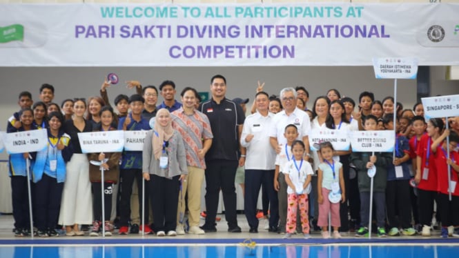 Pembukaan kejuaraan Pari Sakti Diving International Competition 2024