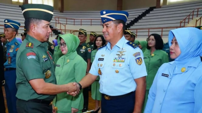 62 Kolonel TNI Naik Pangkat jadi Jenderal Bintang Satu