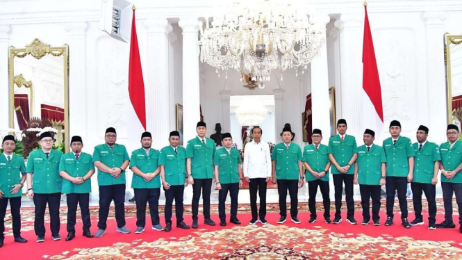 GP Ansor Bertemu Presiden Jokowi di Istana Merdeka Jakarta