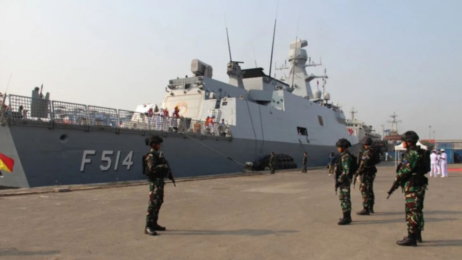 VIVA Militer: Kapal perang Turki sandar di Dermaga 2 JICT Tanjung Priok