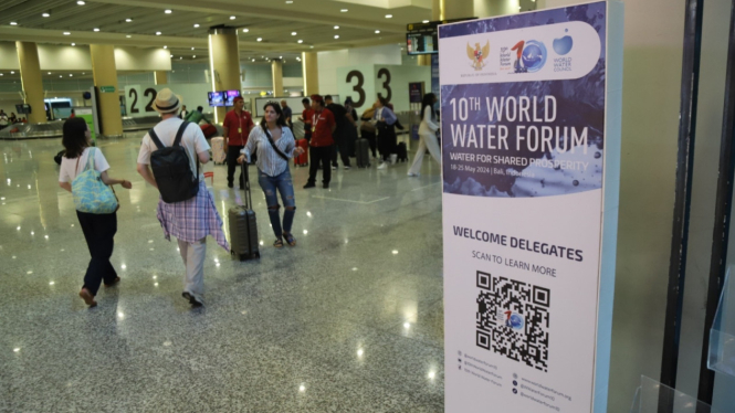 Delegasi World Water Forum mulai tiba di Bali melalui Bandara I Gusti Ngurah Rai 