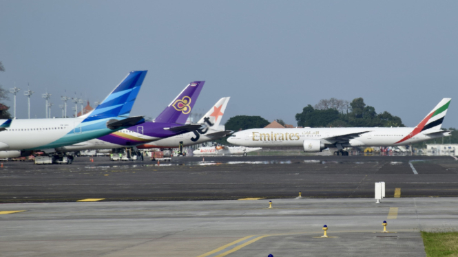 Parking stand bandara I Gusti Ngurah Rai Bali