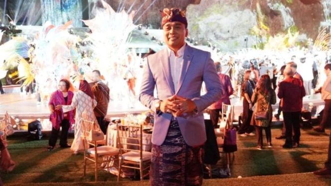 Wakil Ketua BKASP DPR RI, Putu Supadma Rudana di ajang WWF ke-10 di Bali.