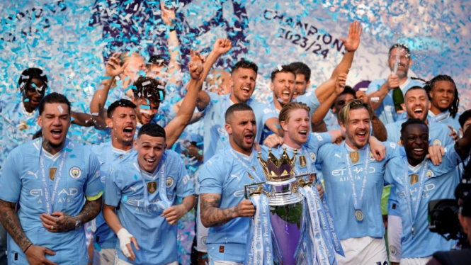 Manchester City juara Premier League 2023/2024