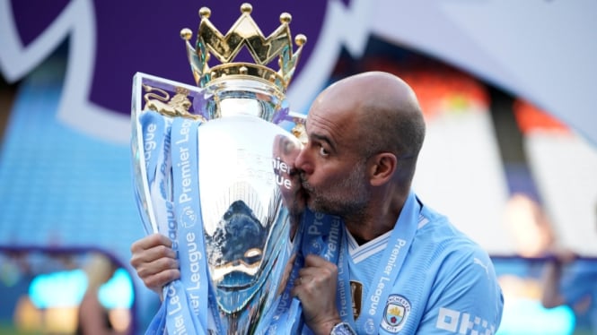 Pep Guardiola bawa Manchester City juara Premier League 2023/2024