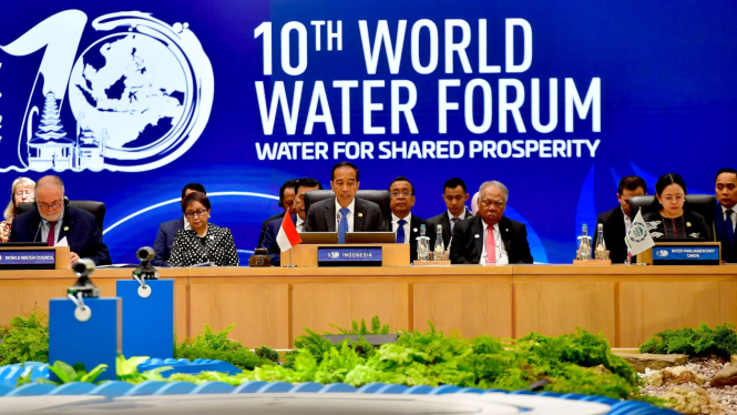 Presiden Jokowi di World Water Forum ke-10 di Bali