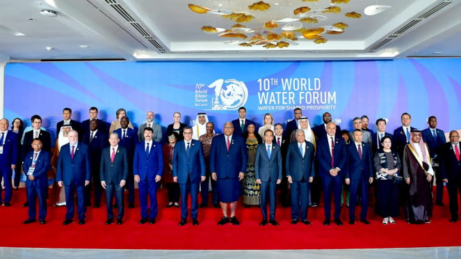 Presiden Jokowi di World Water Forum ke-10 di Bali