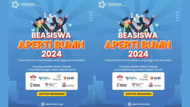 Beasiswa Aperti BUMN 2024 Resmi Dibuka, Simak Syarat Pendaftarannya!