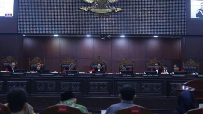 Sidang MK Putuskan 207 Perkara Sengketa Pileg