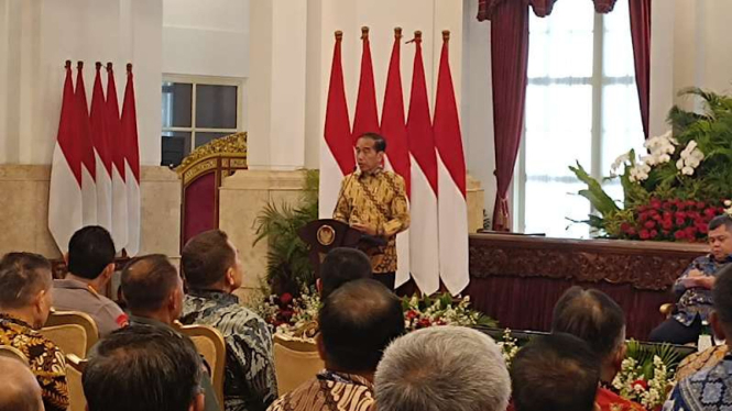 Presiden Joko Widodo (Jokowi) di Istana Negara, Jakarta