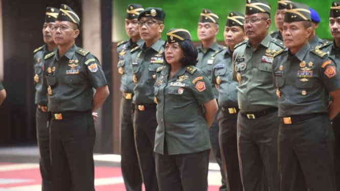Kenaikan pangkat 46 Pati TNI AD