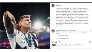 Doa Cristiano Ronaldo untuk Toni Kroos