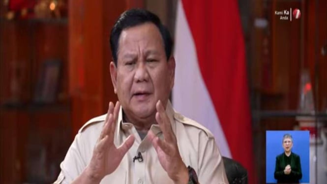 Wawancara eksklusif tvOne dengan Presiden terpilih RI Prabowo Subianto.