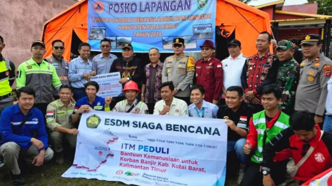 ESDM dan PT ITM salurkan bahan pokok untuk korban terdampak banjir di Kabupaten Mahakam Ulu dan Kutai Barat (Istimewa)