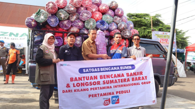 Pertamina salurkan bantuan bencana banjir & longsor Sumatera Barat