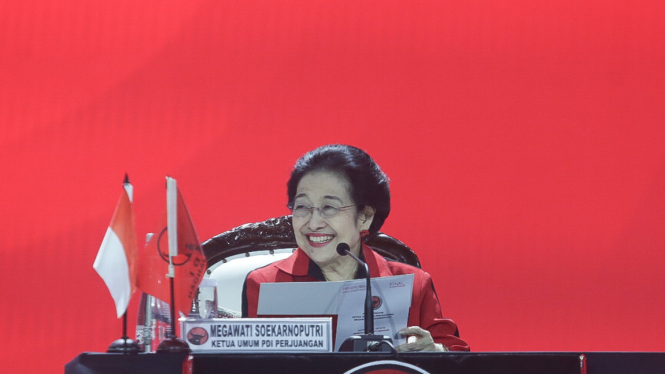 Megawati Soekarno Putri dalam Hari Ketiga Rakernas V PDI Perjuangan