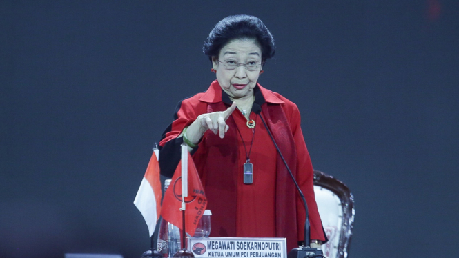 Megawati Soekarno Putri dalam Hari Ketiga Rakernas V PDI Perjuangan