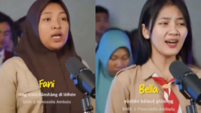 Pelajar fasih nyanyi mandarin