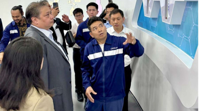 Menko Airlangga Hartanto Kunjungi fasilitas industri terintegrasi CNGR di China