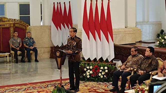 Presiden Joko Widodo (Jokowi) di Istana Negara