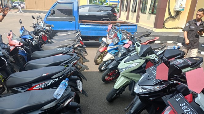 Barang Bukti Pencurian Kendaraan Bermotor.