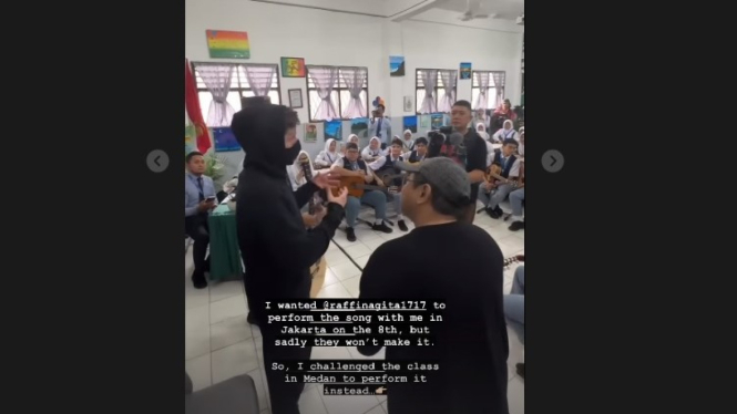 Alan Walker sambangi sekolah di Medan