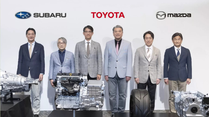 Toyota, Subaru, Mazda bikin mesin hybrid