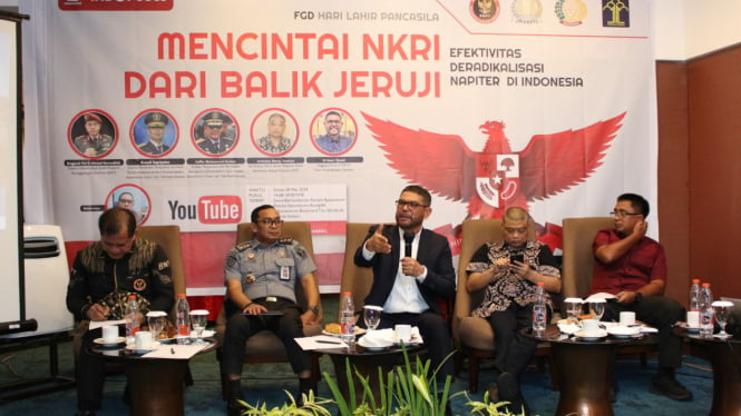 Diskusi dengan tema 'Mencintai NKRI dari Balik Jeruji'