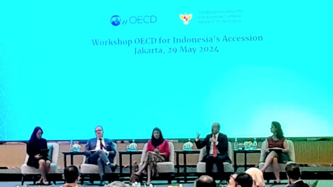 [dok. Workshop OECD for Indonesia's Accession, di kawasan Setiabudi, Jakarta Selatan, Rabu, 29 Mei 2024]