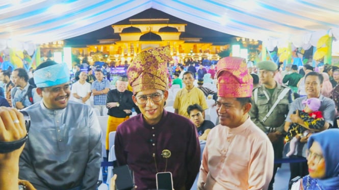 Menparekraf RI, Sandiaga Uno.(B.S.Putra/VIVA)