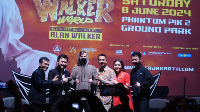 Alan Walker jelang konser di Jakarta