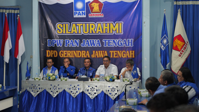 Silaturahmi DPW PAN Jawa Tengah dengan DPD Gerindra Jawa Tengah