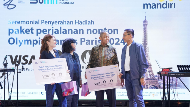 PT Bank Mandiri Persero Tbk dan Visa (dok: Bank Mandiri) 