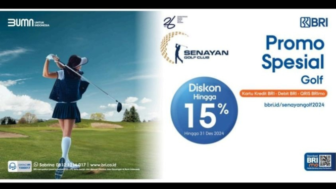 Promo spesial golf dari BRI