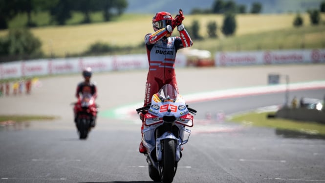 Start dari Barisan Depan, Marc Marquez Makin Nyaman Incar Podium MotoGP Italia