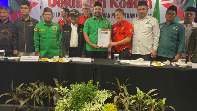 Deklarasi Koalisi Empat Partai untuk Pilkada Padang