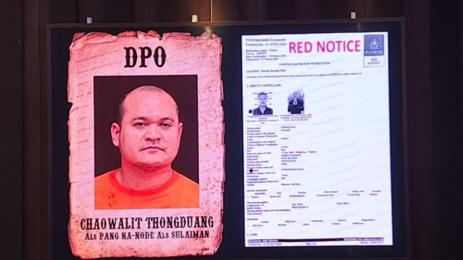 El fugitivo número uno de Tailandia es Chaowalit Thongduang alias Sia Paeng Nanod.