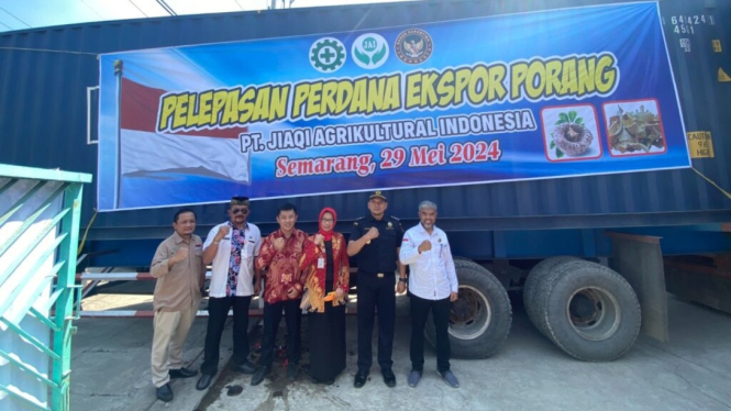 Pelepasan ekspor perdana porang