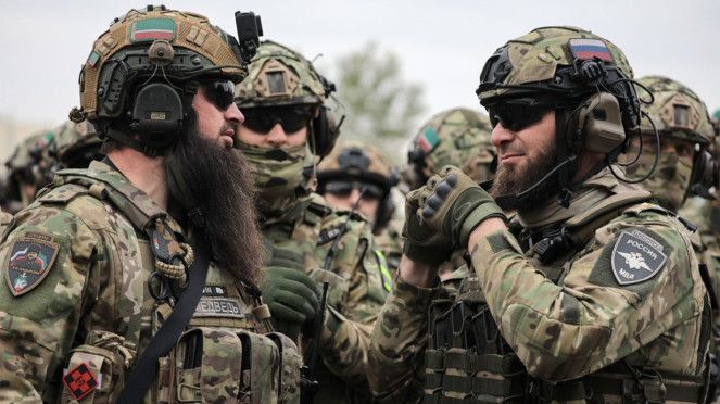 VIVA Militer: élite de Pasukan Akhmat (kadyrovitas) República de Chechenia