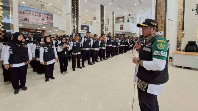 Persiapan menjelang puncak haji oleh PPIH Kemenag