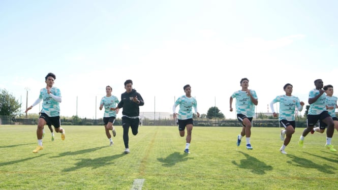 Latihan Timnas Indonesia U-20